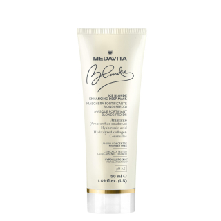 Medavita Blondie Ice Blonde Enhancing Deep Mask Питательная маска для защиты и усиления холодных оттенков блонда 50 мл